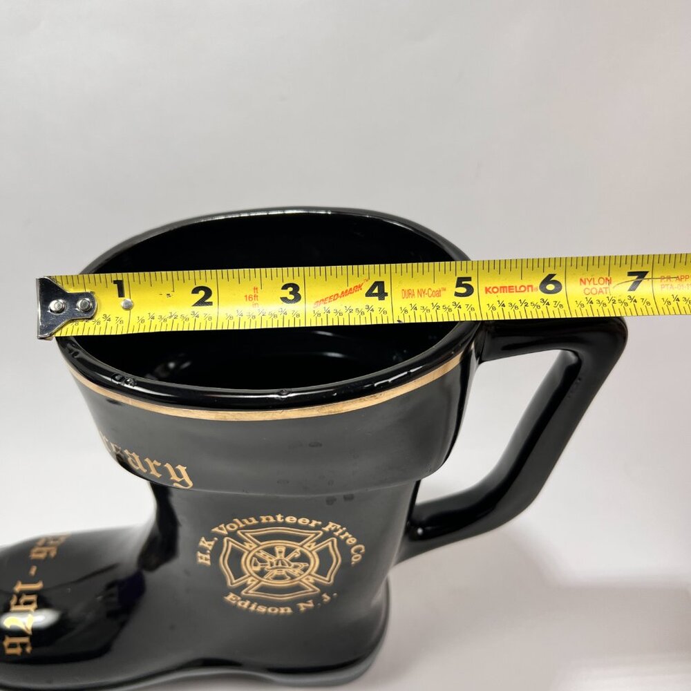 Vtg Edison NJ Fire Dept Ceramic Beer Stein Fireman Mug Oak Tree Co Replacement - Picture 16 of 16